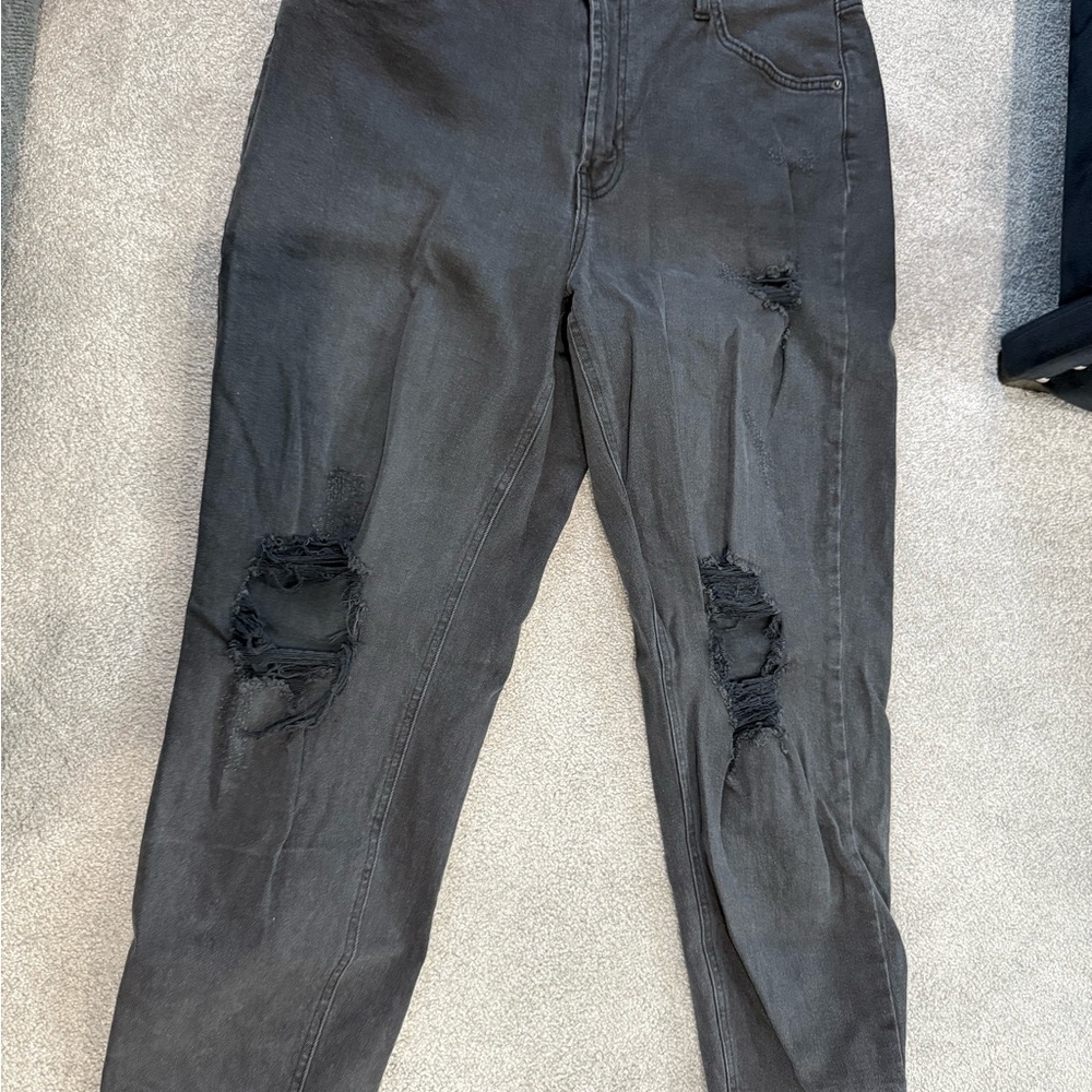 Wild Fable High Rise Black Distressed Jeans
